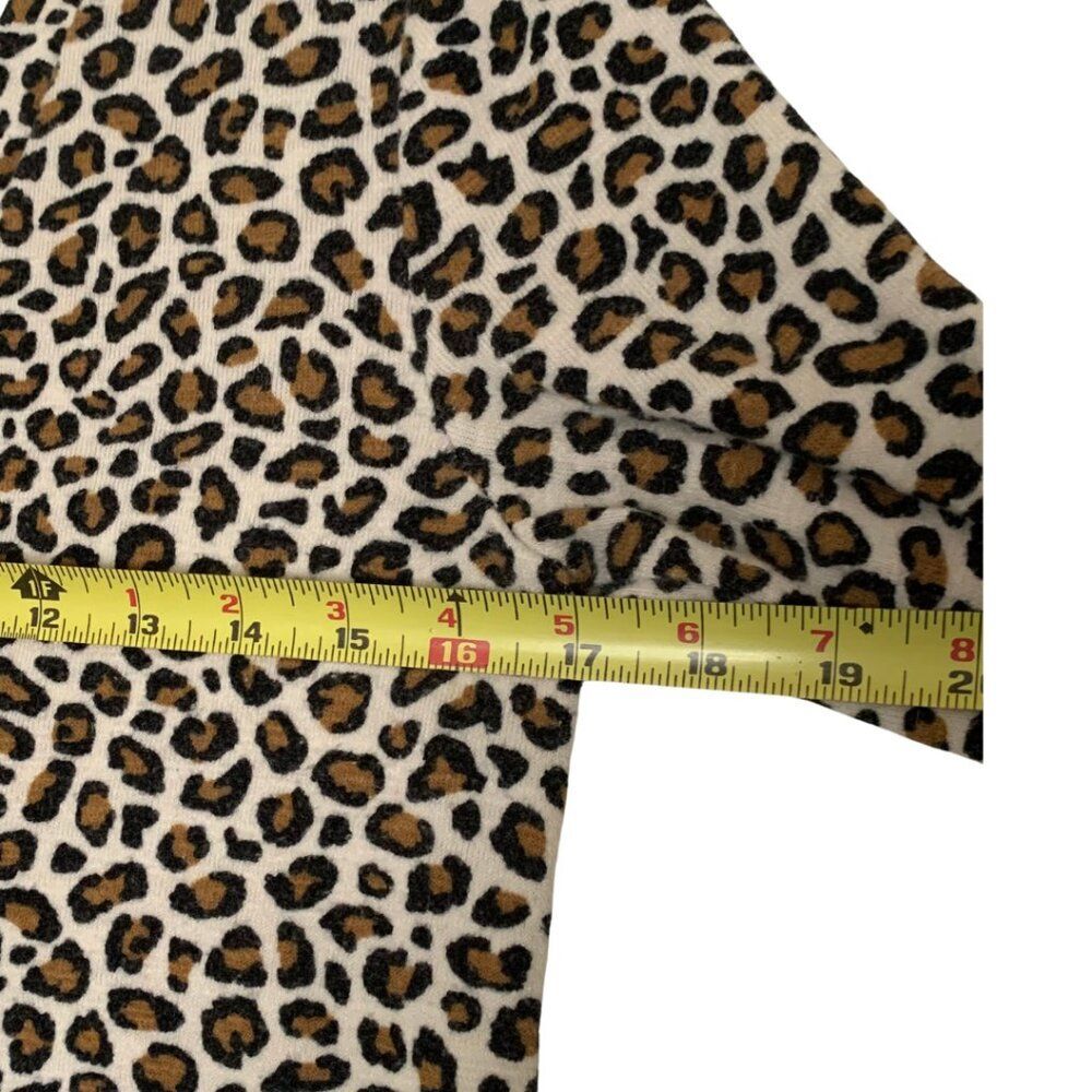 Old Navy Leopard Print Long Sleeve Bolero Cardigan Girls XL Fits Women XS/S - Picture 8 of 9